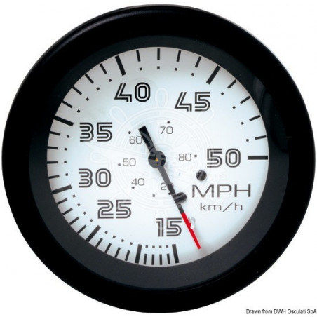 Spidometro 0/50 MPH 0/80 km/h completo