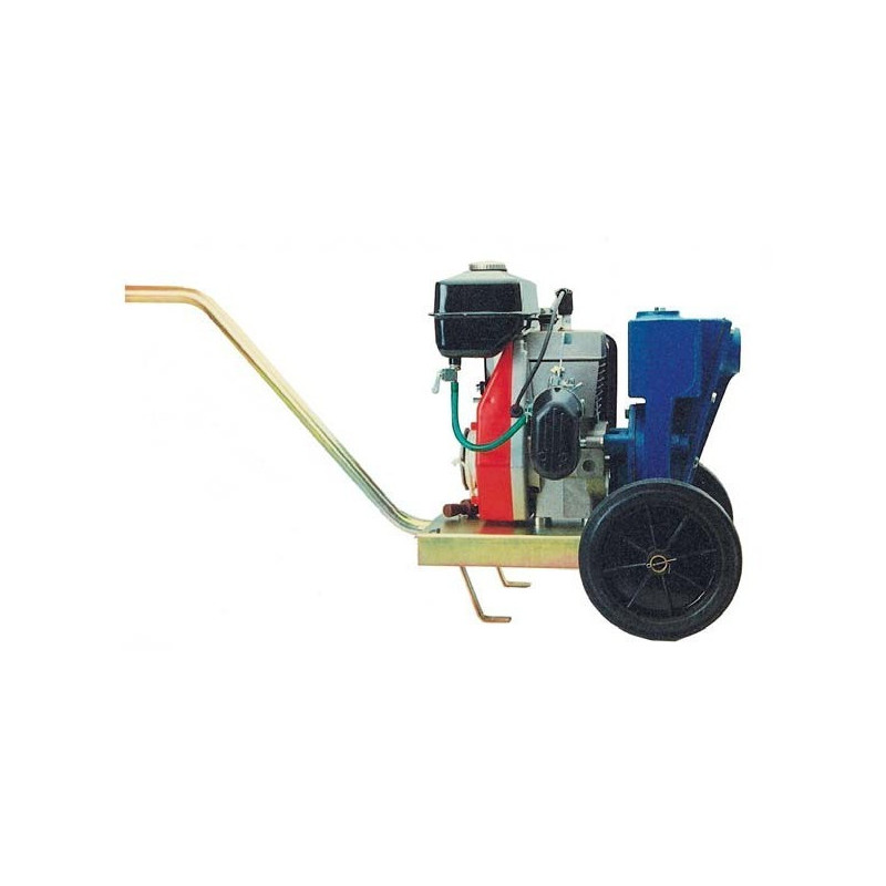 Motopompa autoadescante con CARRELLO per irrigazione a scoppio Mod. CM 80/1A CM Motori