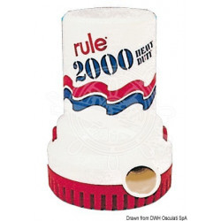 Pompa RULE 2000 ad immersione 12V