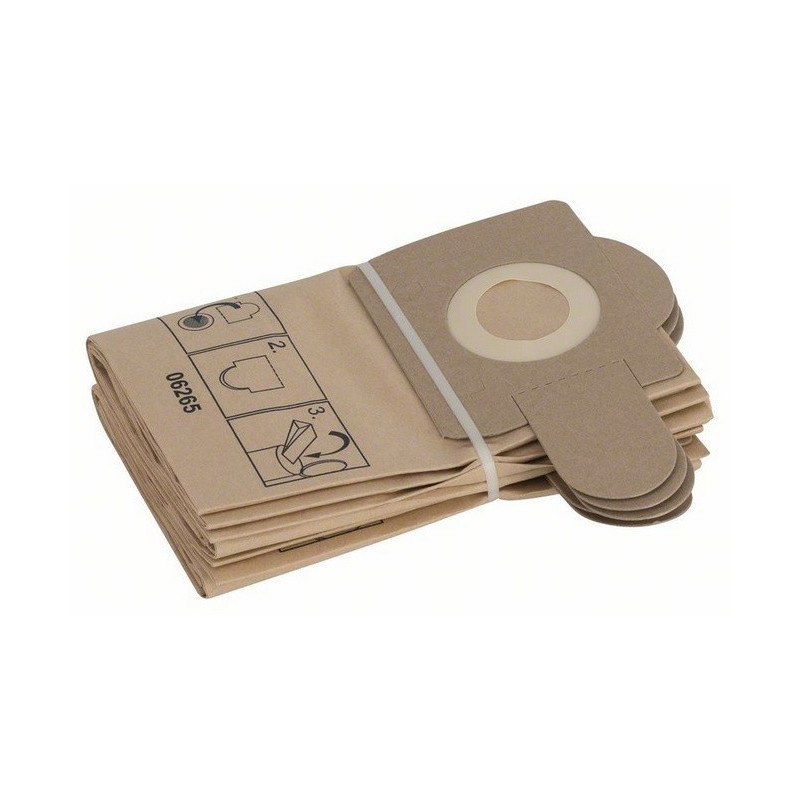 5pz Sacchetto per la polvere in carta BOSCH Bosch