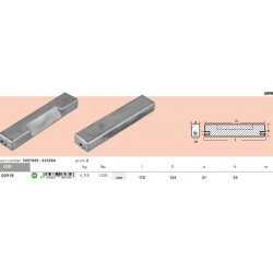 ANODO PER TRIM JOHNSON -EVINRUDE