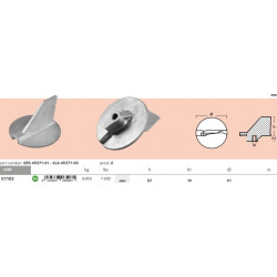 PINNA PER FUORIBORDO YAMAHA