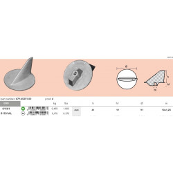 PINNA PER FUORIBORDO YAMAHA