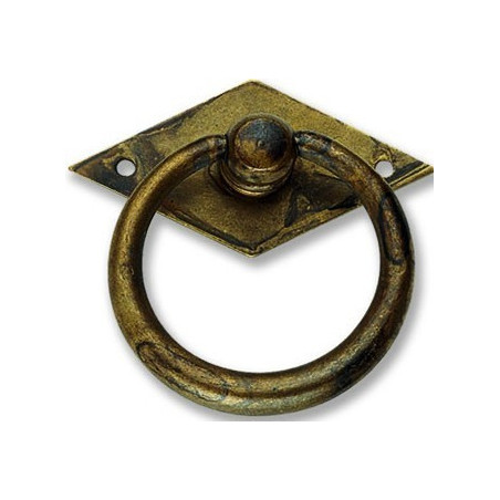 Maniglia ad anello ottone antico Metal Style Metal Style
