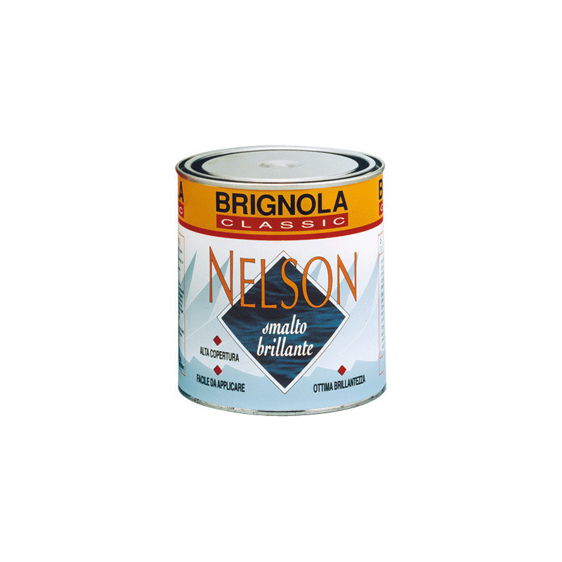 NELSON Brignola Smalto lucido per esterni altosolido 2,5lt Brignola